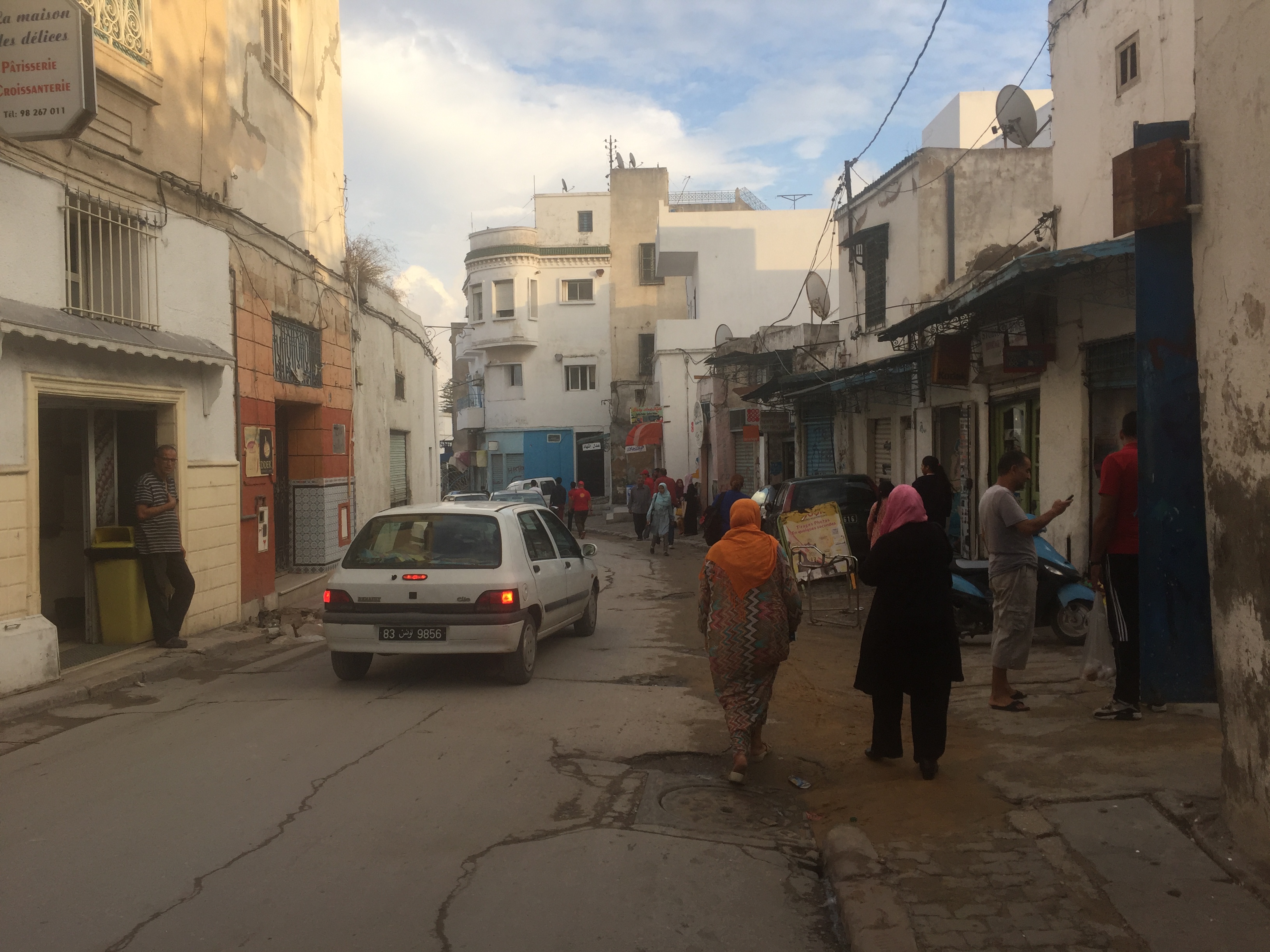 Tunisi, quartiere popolare nei pressi della Medina