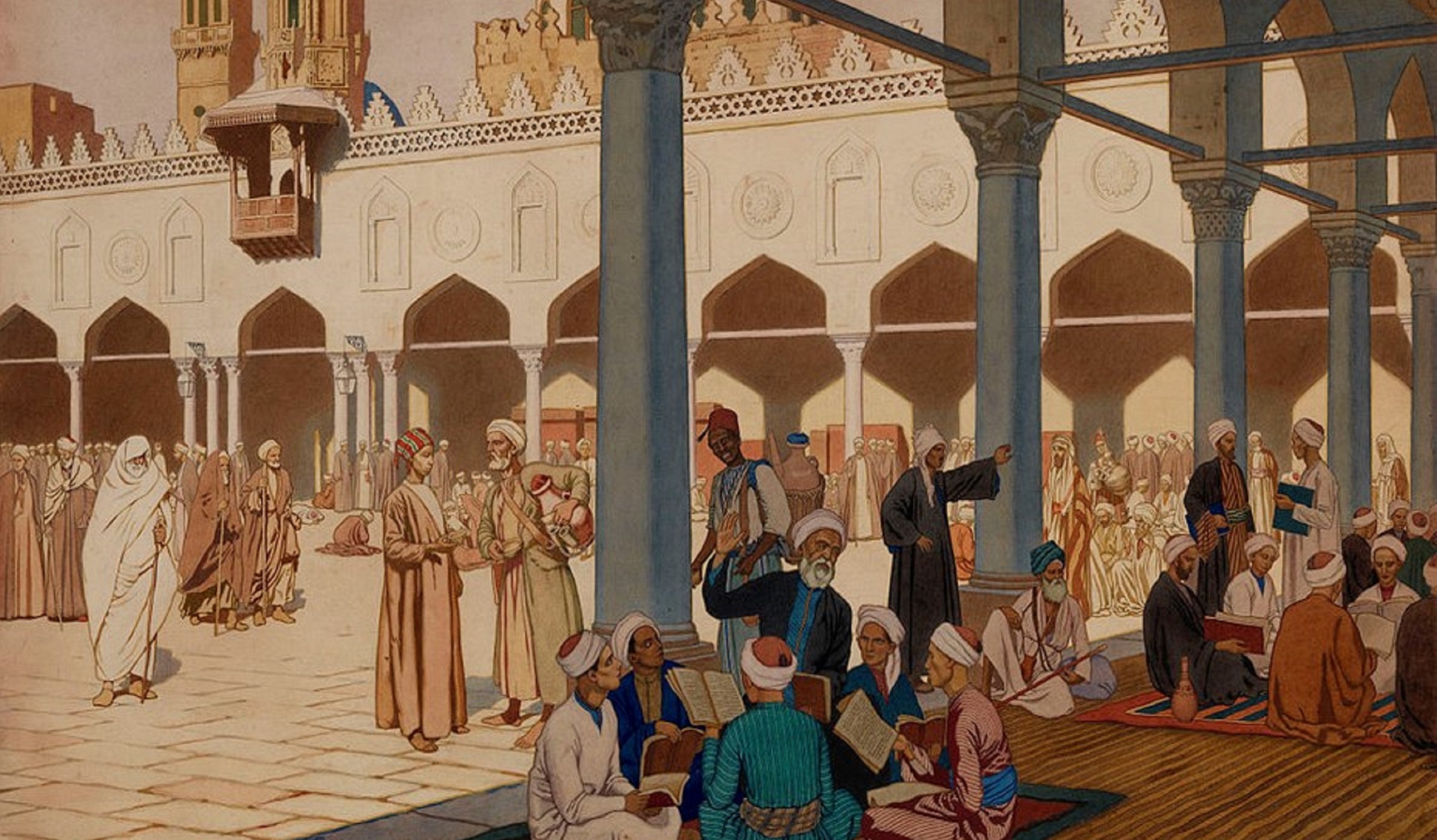 Il cortile dell'Azhar (1900), Ivan Bilibin