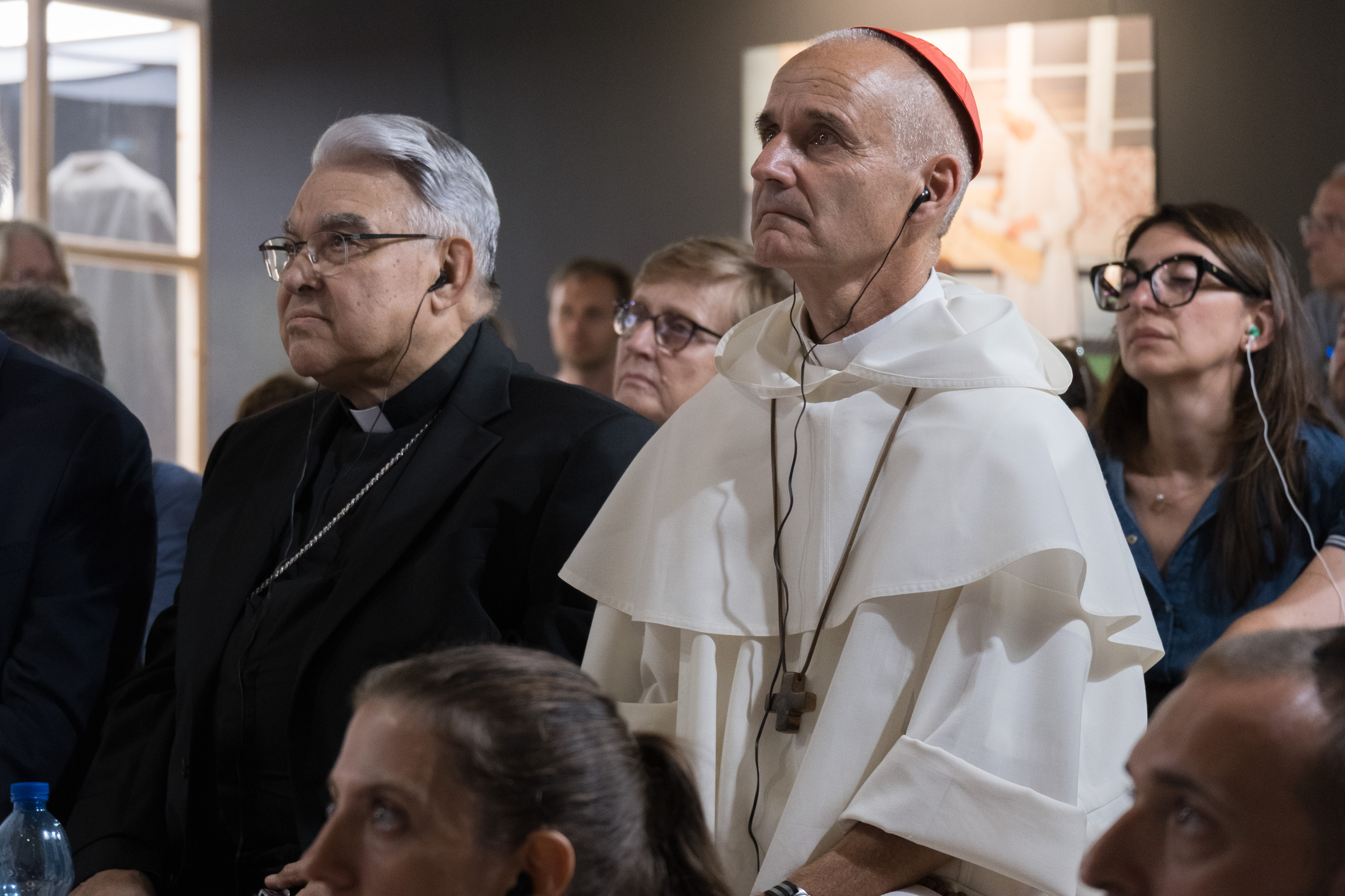 Il Cardinal Vesco, arcivescovo di Algeri, e il Cardinal Semeraro, prefetto del Dicastero delle Cause dei Santi
